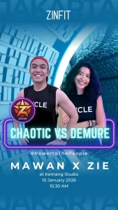 10.JAN JKT mawan zie ZYCLE + Pilates Indoor Cycling & Reformer