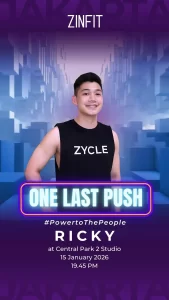 15.JAN JKT ricky ZYCLE + Pilates Indoor Cycling & Reformer