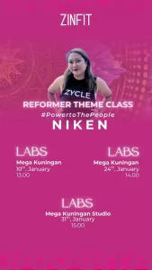 RTC 01 Niken ZYCLE + Pilates Indoor Cycling & Reformer