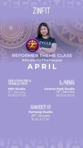 RTC 1 April ZYCLE + Pilates Indoor Cycling & Reformer