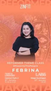 RTC 1 febrina ZYCLE + Pilates Indoor Cycling & Reformer