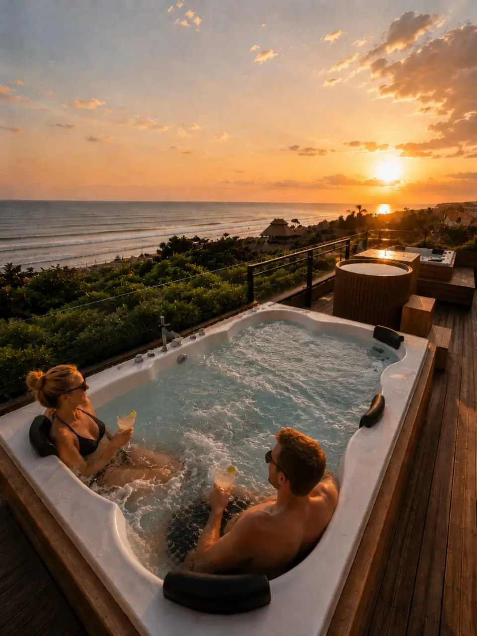 Rooftop Jacuzzi heven ZYCLE + Pilates Indoor Cycling & Reformer